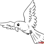 Free printable Bird coloring image
