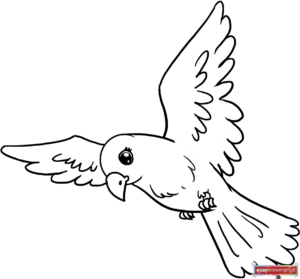 Free printable Bird coloring image