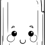 Free printable Cute Popsicle coloring page