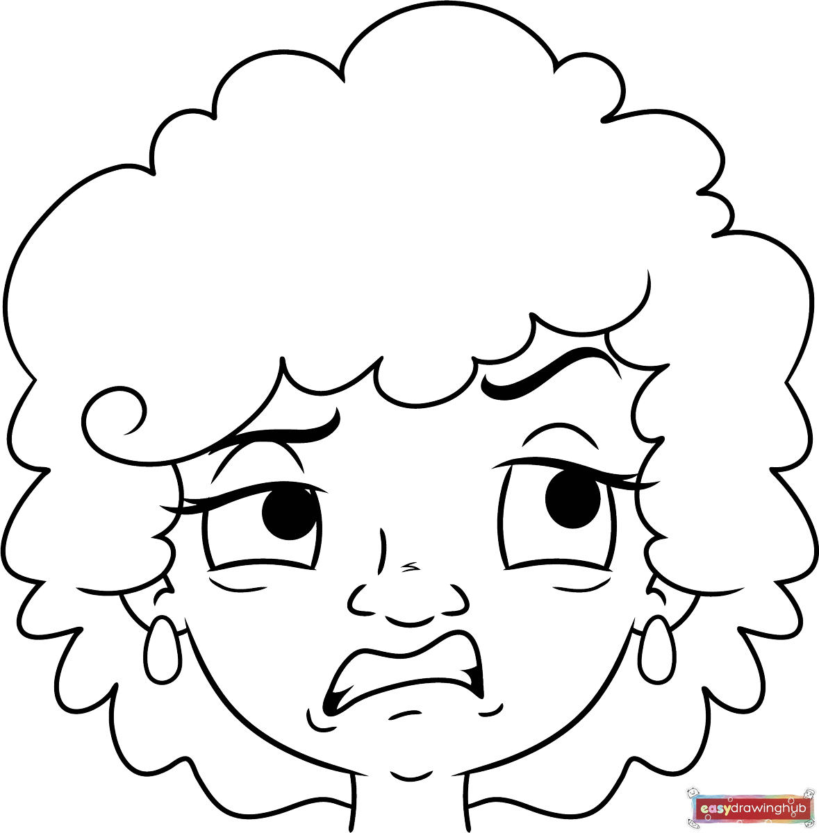 Free printable Disgusted Face coloring image