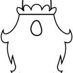 Free printable Easy Gnome coloring image