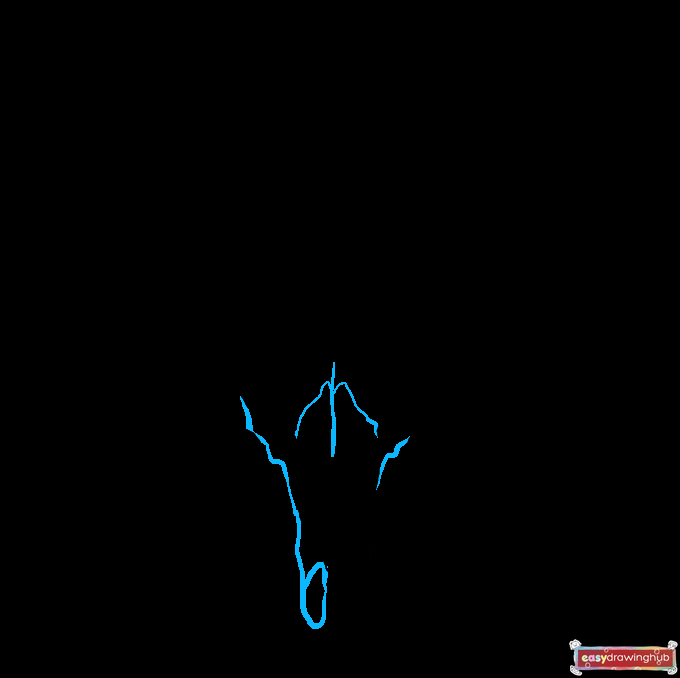 How to Draw a Bull Skull Step 07