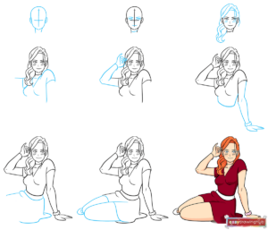 How to Draw a Sexy Anime Girl Featured Image