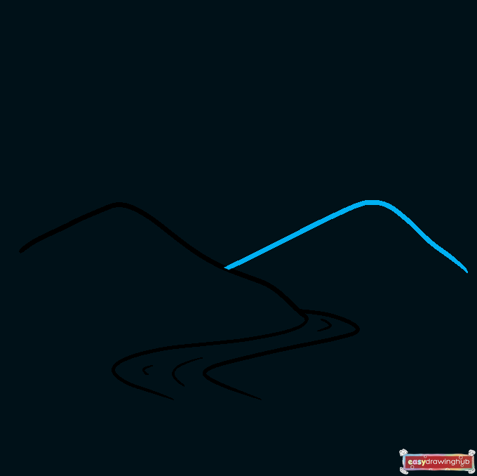 How to Draw a Sunrise Step 04