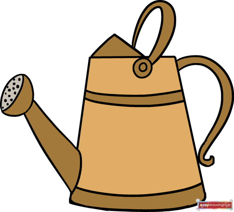 How to Draw a Watering Can Featured Image