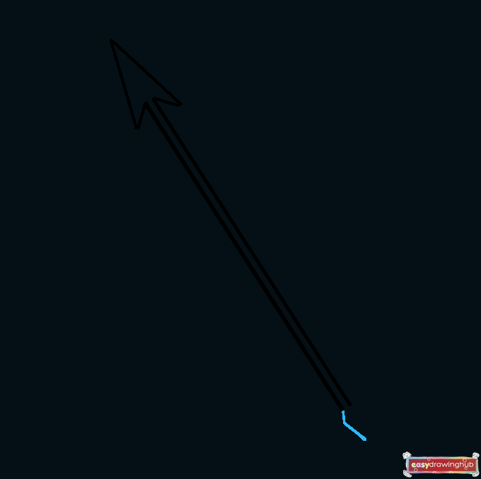 How to Draw Arrow Step 05