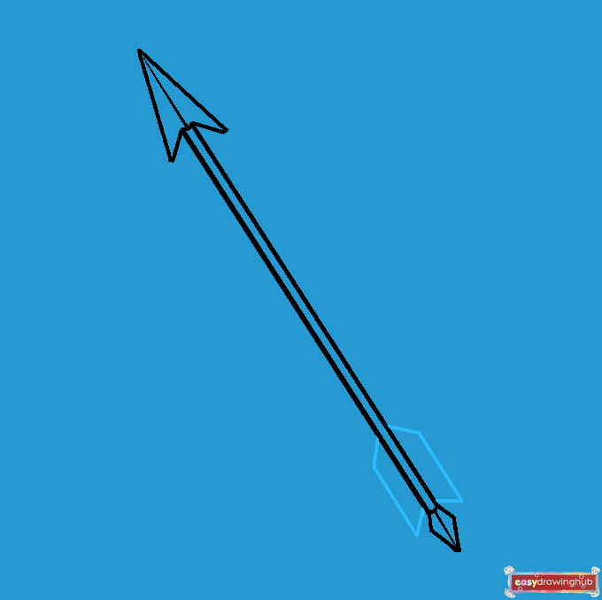 How to Draw Arrow Step 08