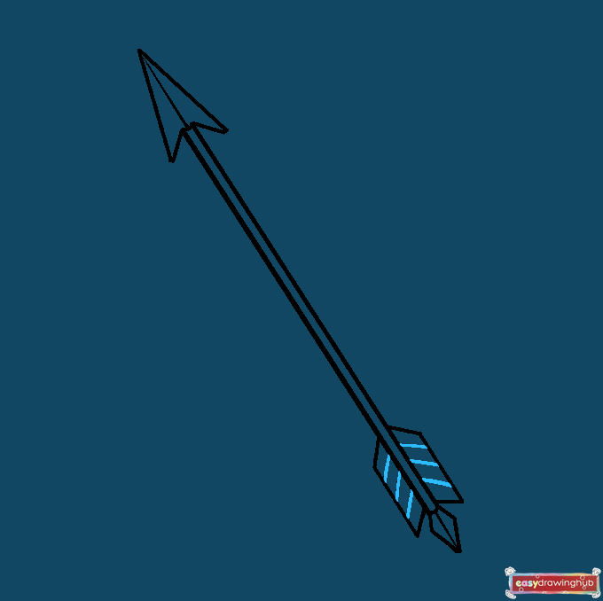 How to Draw Arrow Step 09