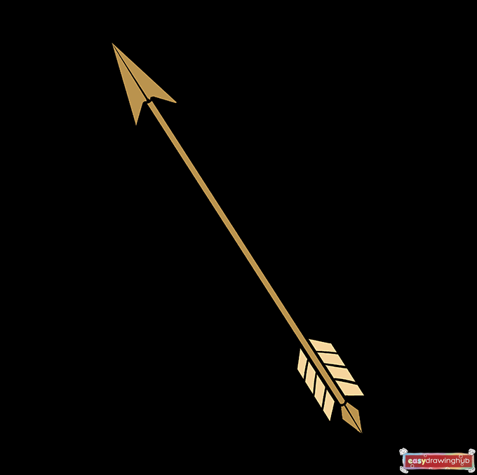 How to Draw Arrow Step 10
