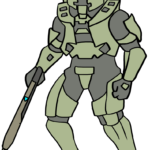How to Draw Master Chief from Halo Featured Image