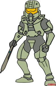How to Draw Master Chief from Halo Featured Image