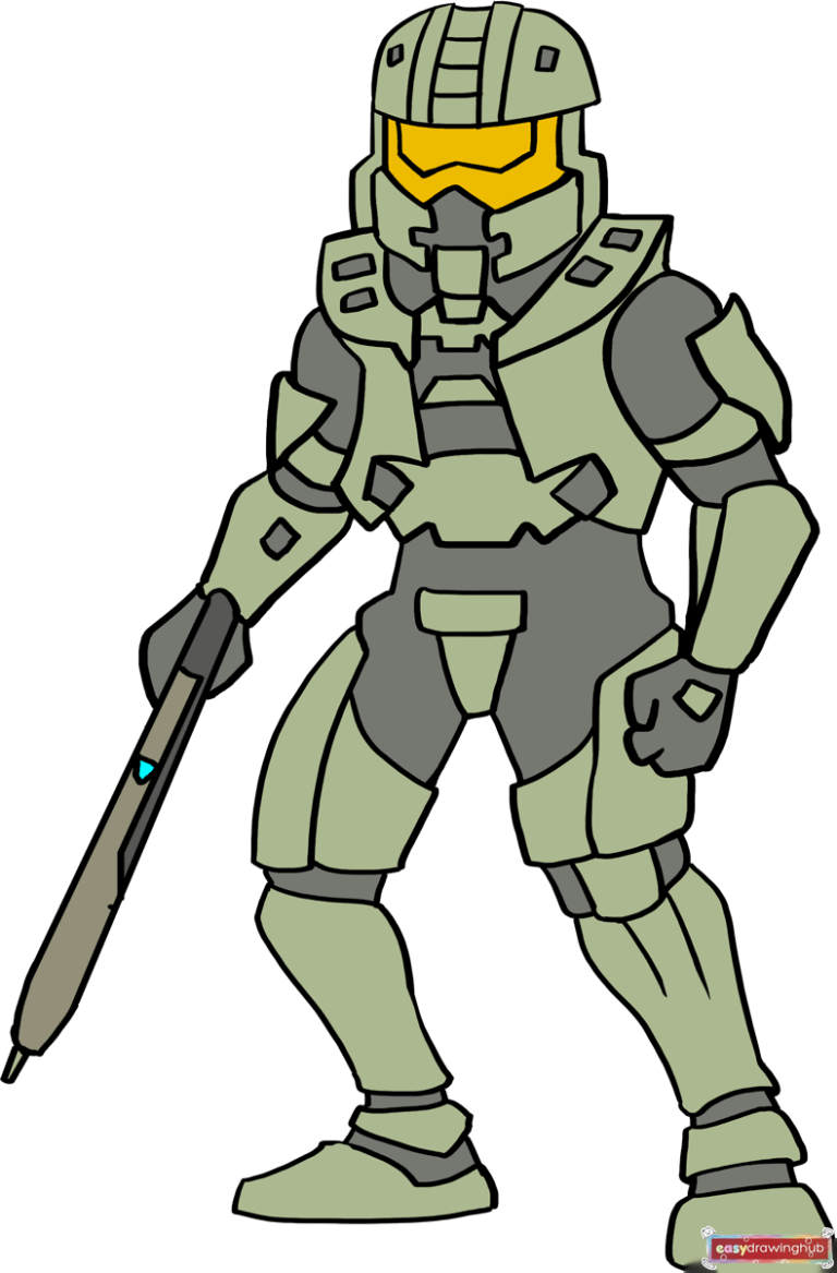 How to Draw Master Chief from Halo Featured Image