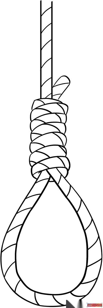 Free printable Noose coloring page