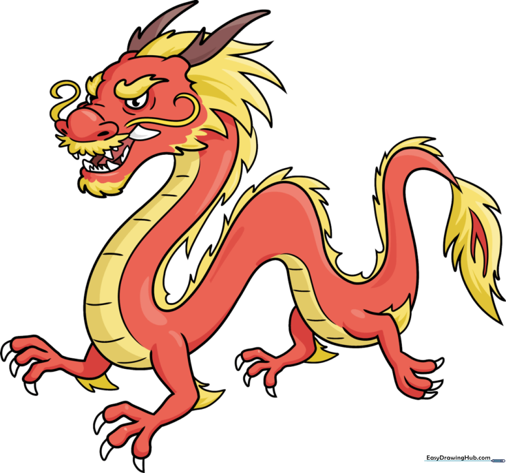 How to Draw a Japanese Dragon
