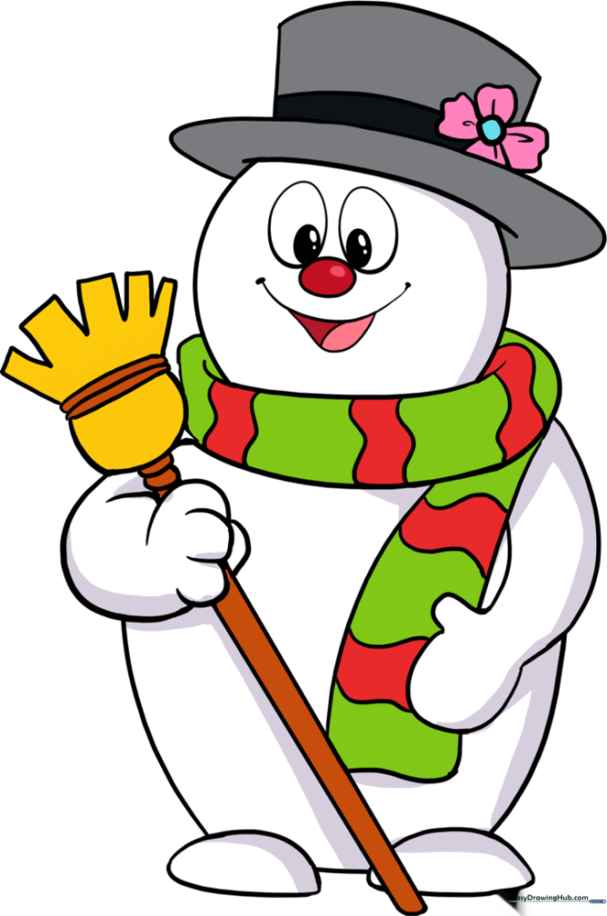 How to Draw Frosty the Snowman
