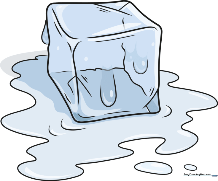 How to Draw an Ice Cube