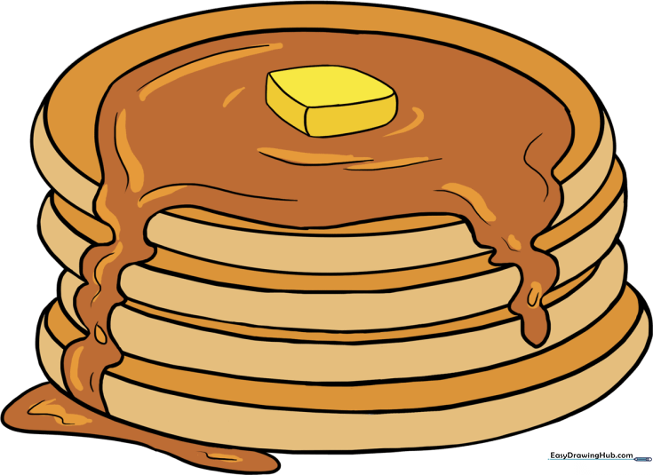 How to Draw Pancakes