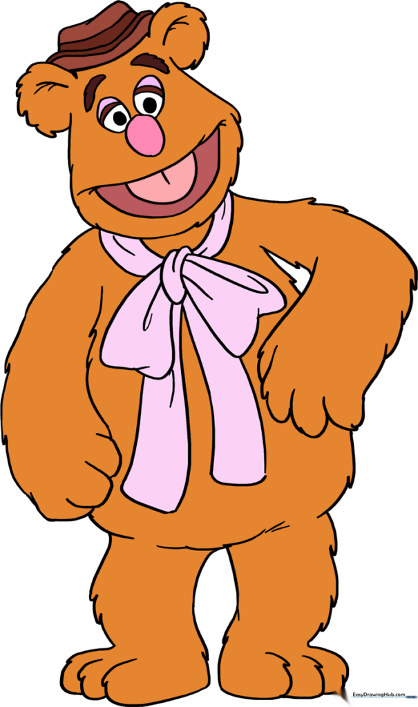 How to Draw Fozzie Bear from the Muppet Show