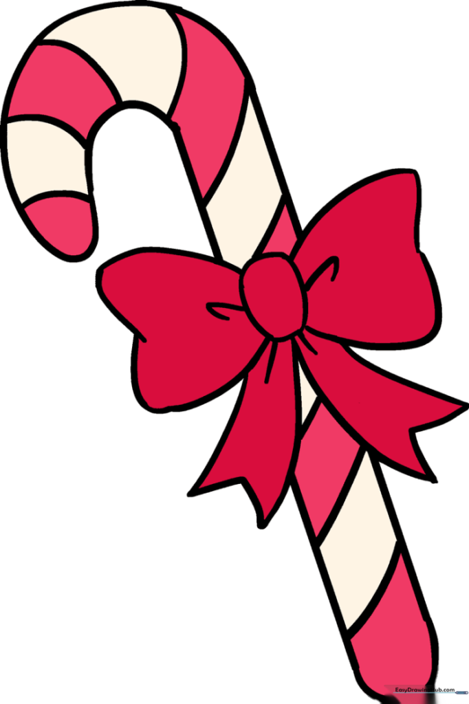How to Draw a Candy Cane