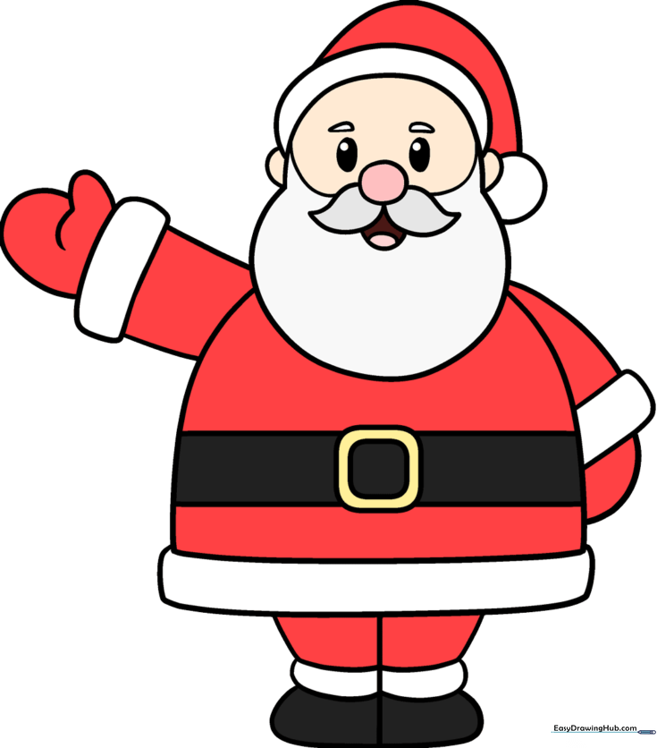 How to Draw Santa Claus