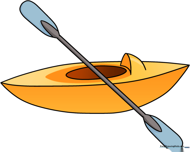 How to Draw a Kayak