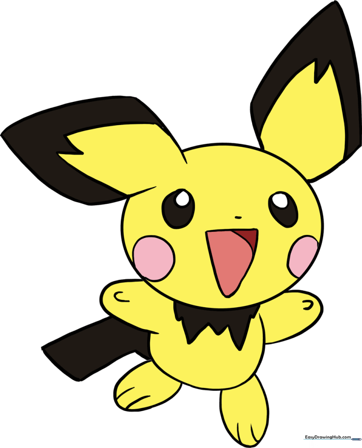 How to Draw Pichu Pokémon