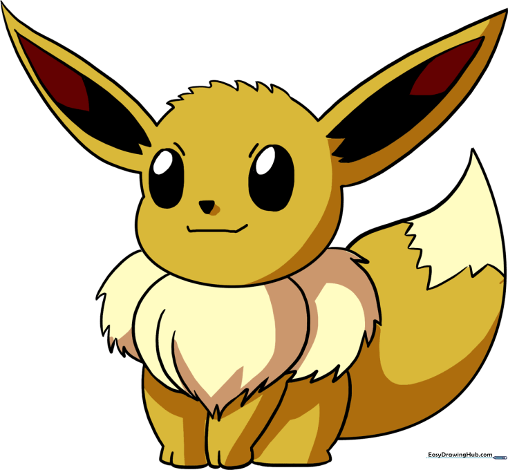 How to Draw Eevee from Pokémon