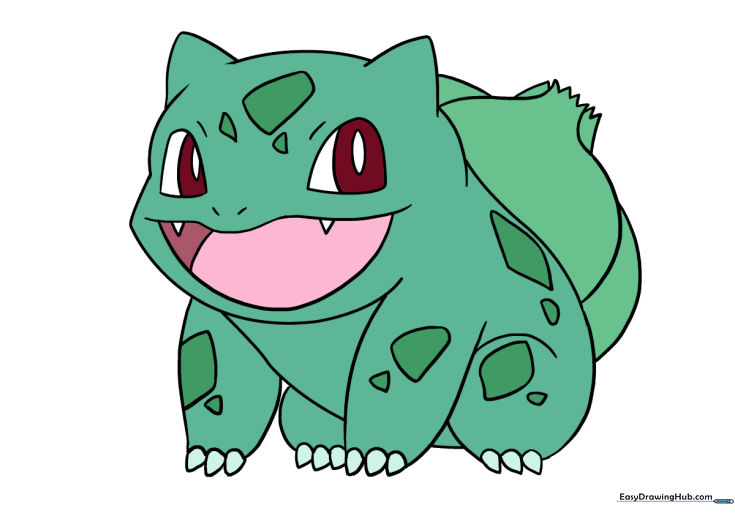 How to Draw Bulbasaur Pokémon