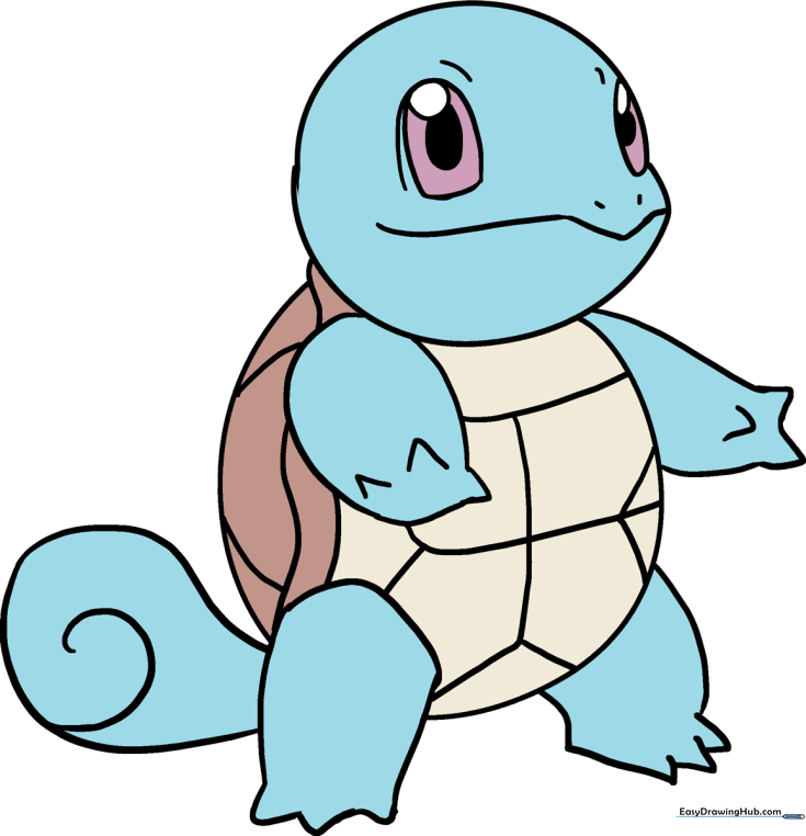 How to Draw Squirtle Pokémon