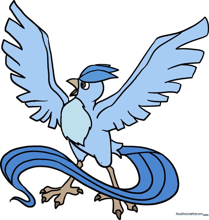 How to Draw Articuno Pokémon