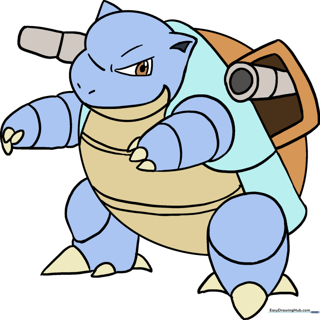 How to Draw Blastoise Pokémon