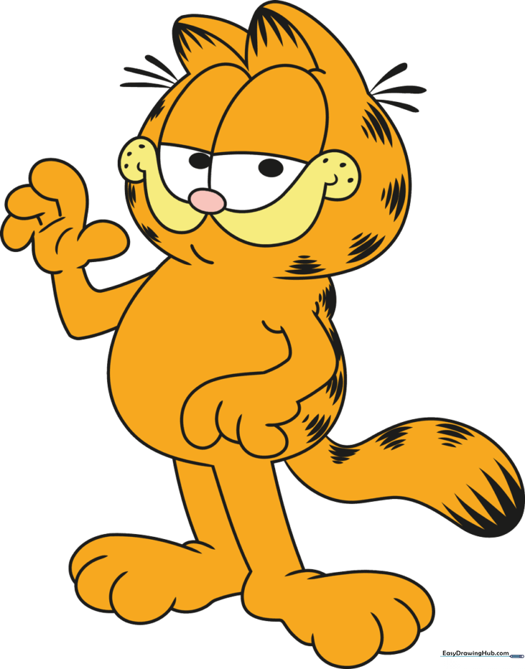 How to Draw Garfield