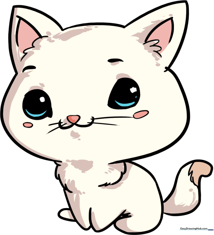 How to Draw a Chibi Cat