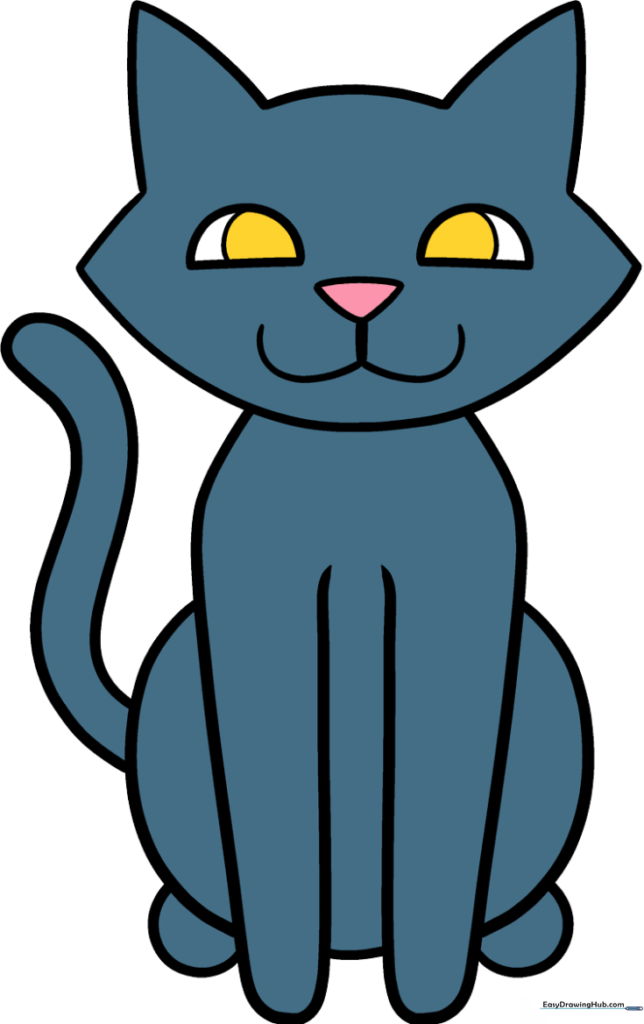 How to Draw a Simple Cat