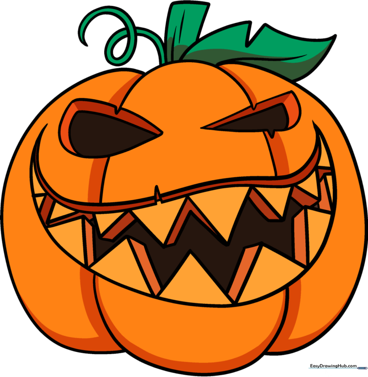 How to Draw a Jack O’Lantern