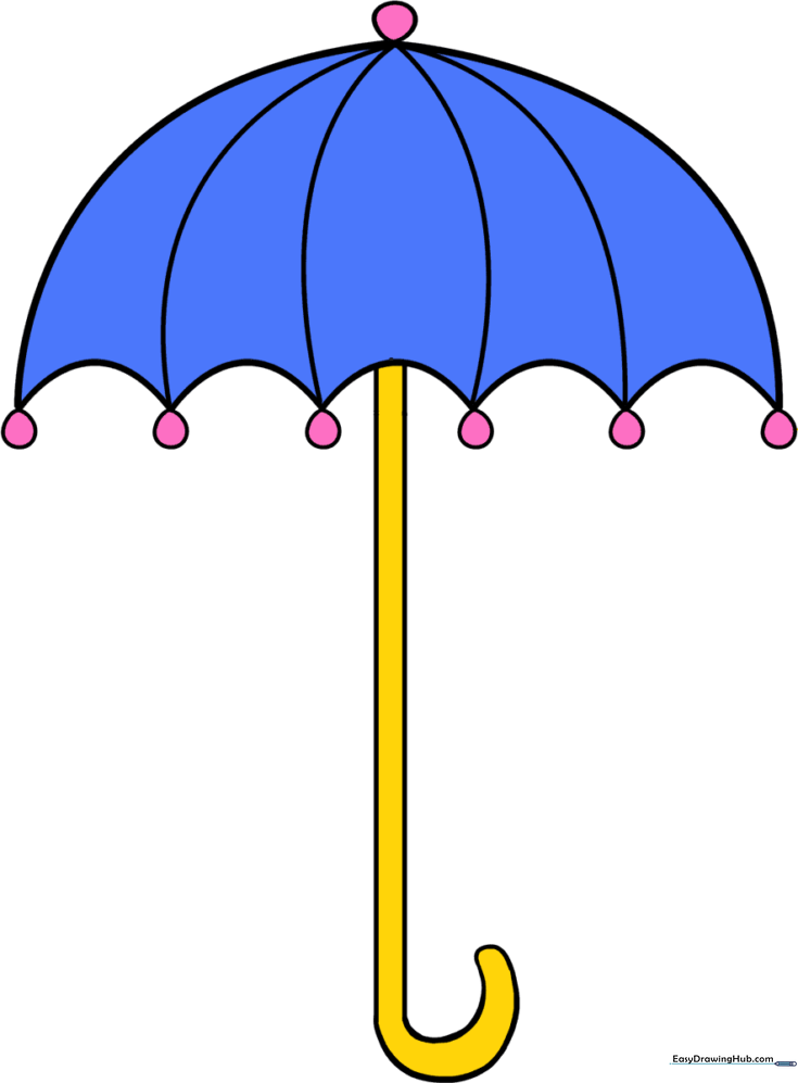 How to Draw an Umbrella