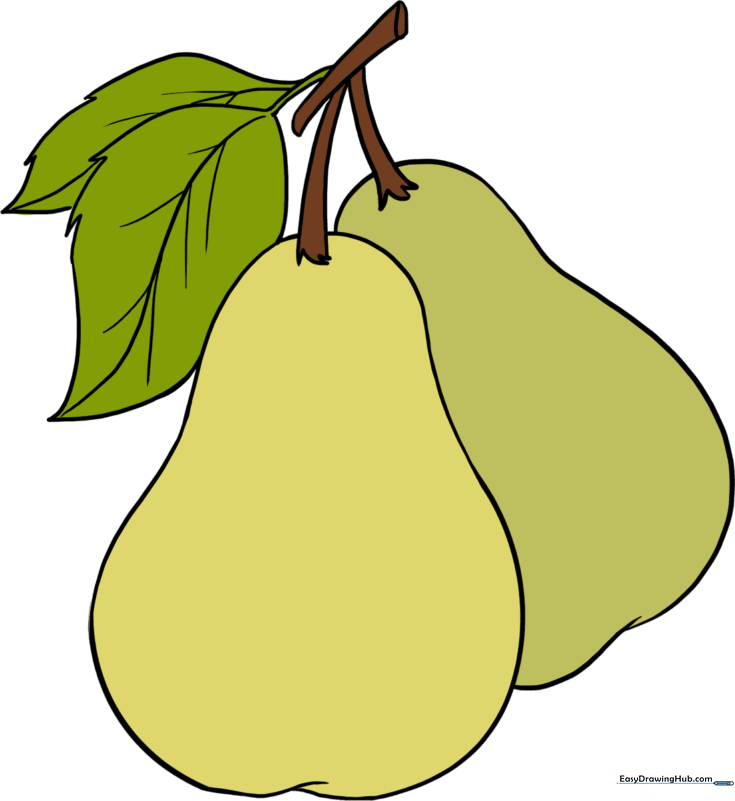 How to Draw Pears