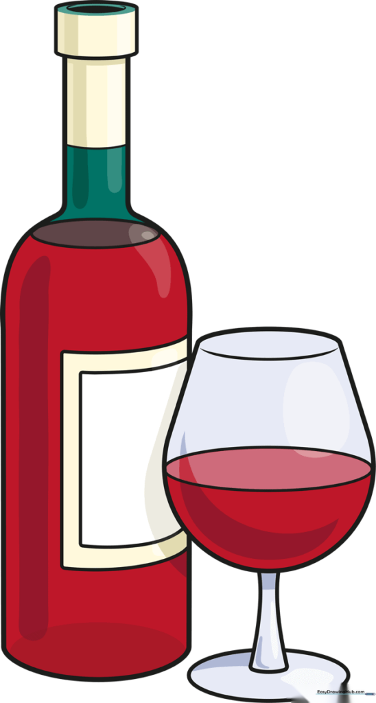 How to Draw a Wine Bottle