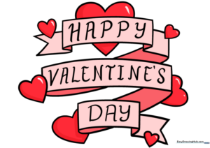 Valentine's Day Card drawing tutorial - web story - complete