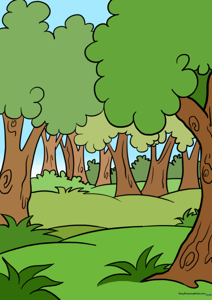 Cartoon Forest