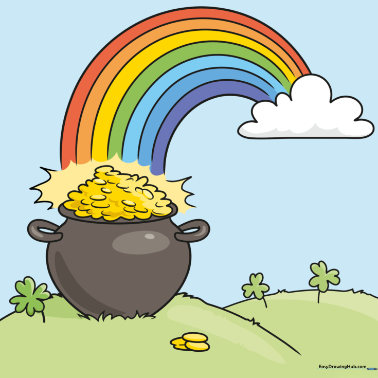 Rainbow with a Pot of Gold