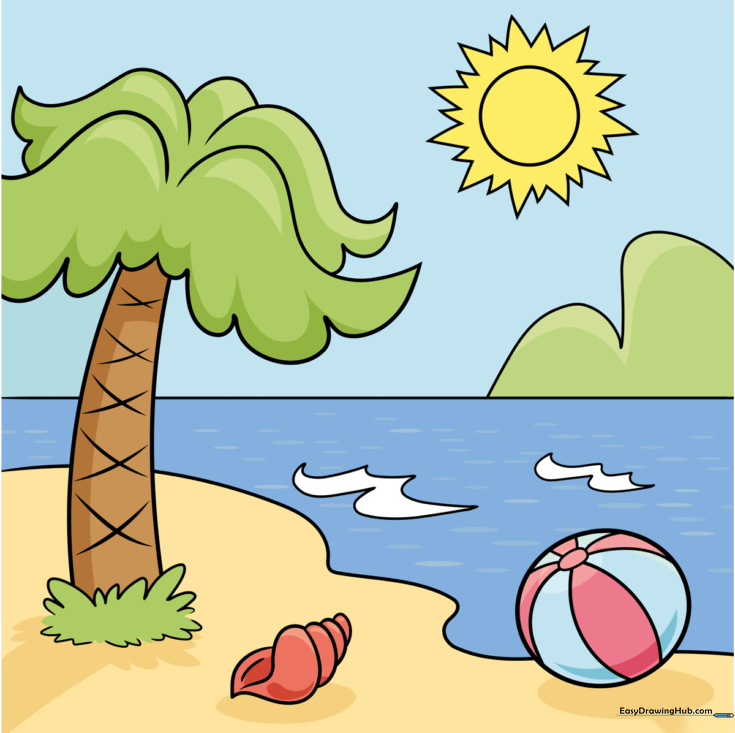 Cartoon Beach