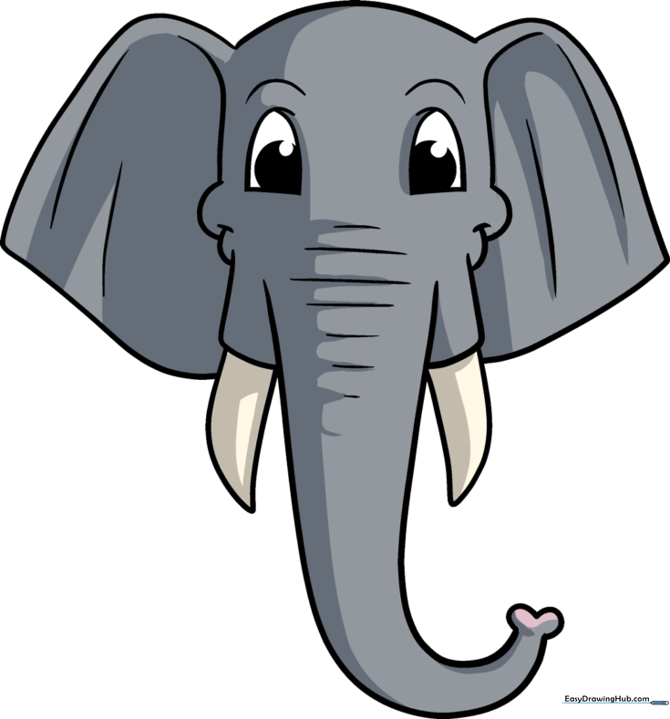 Easy Elephant Head and Face