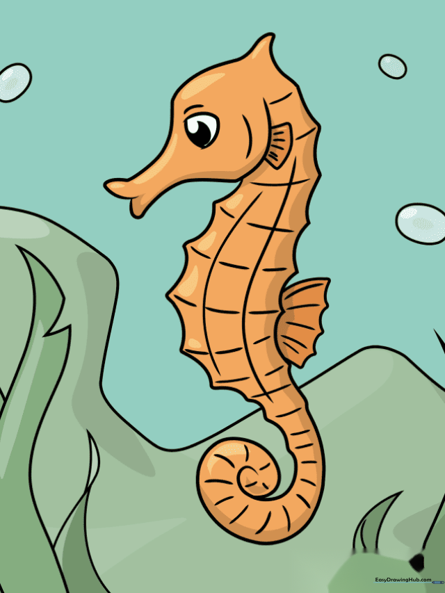How to Draw a Seahorse