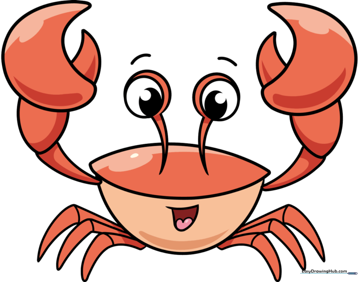 Easy Cartoon Crab