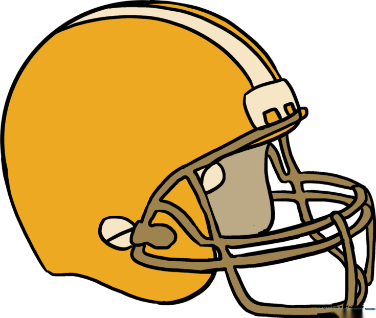 How to Draw a Football Helmet
