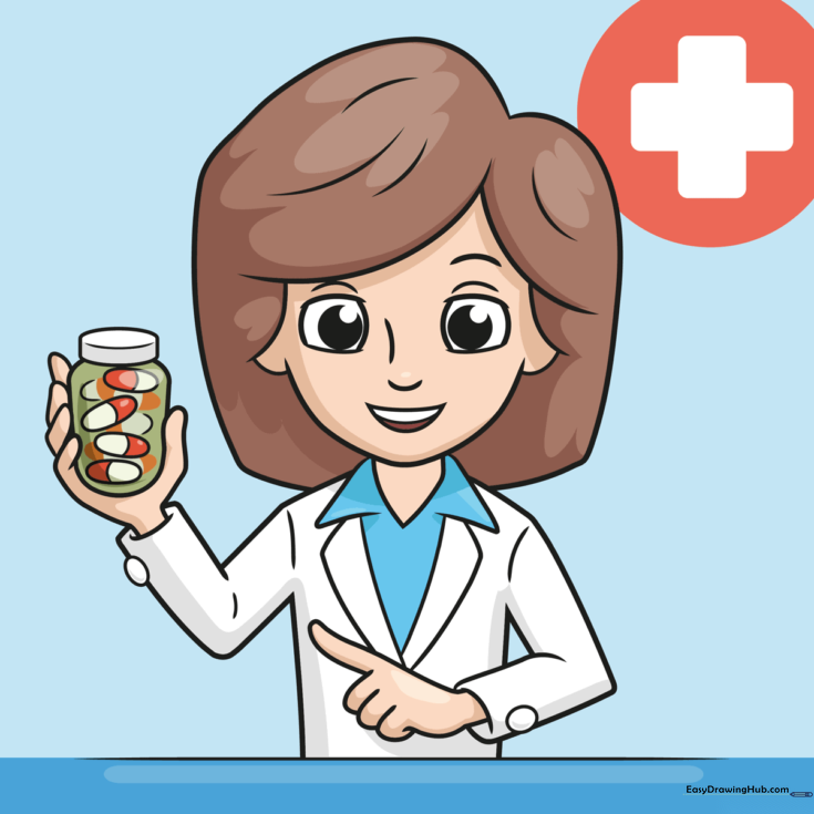 How to Draw a Pharmacist