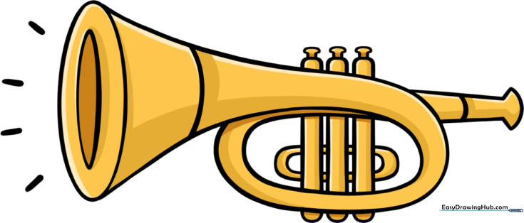How to Draw a Trumpet