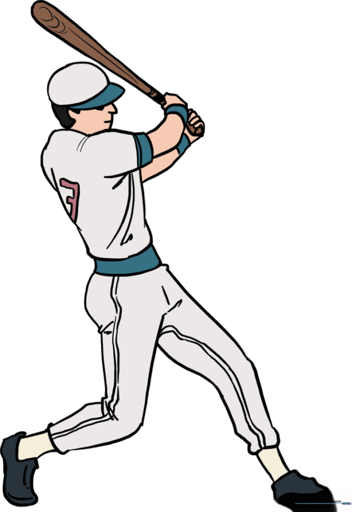 How to Draw a Baseball Player