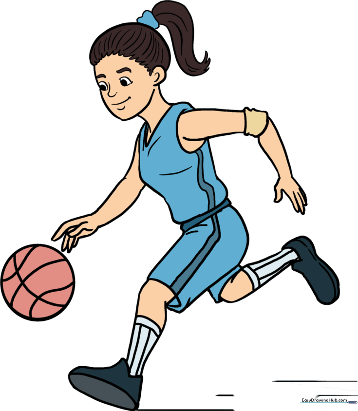 How to Draw a Basketball Player
